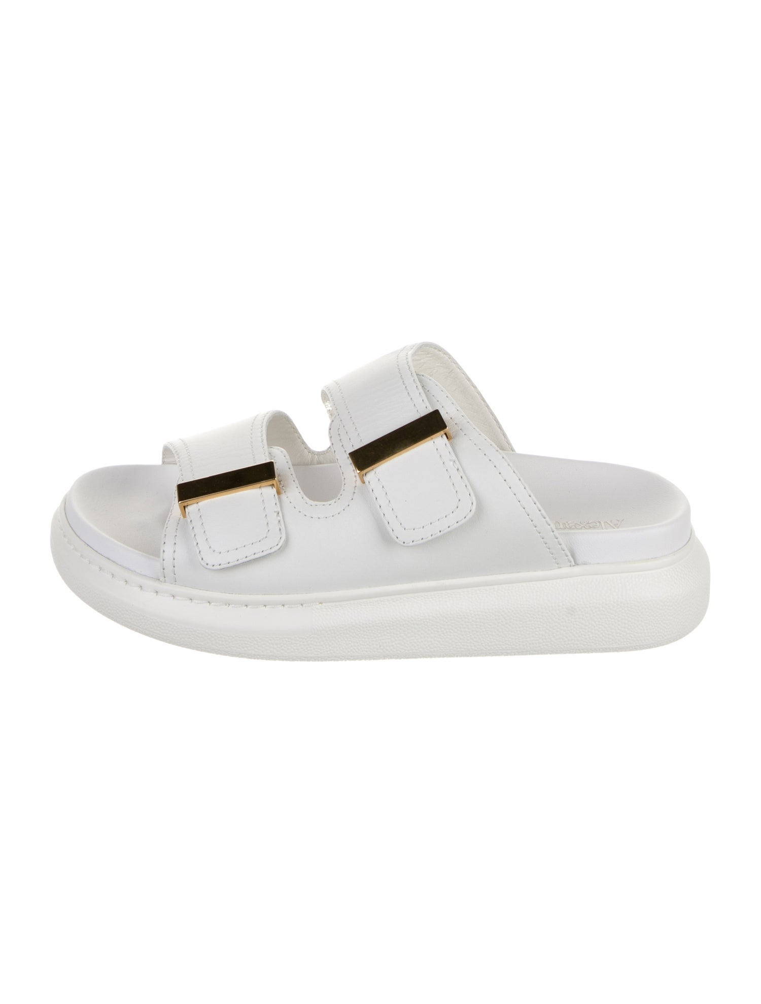 Alexander McQueen Leather Slides