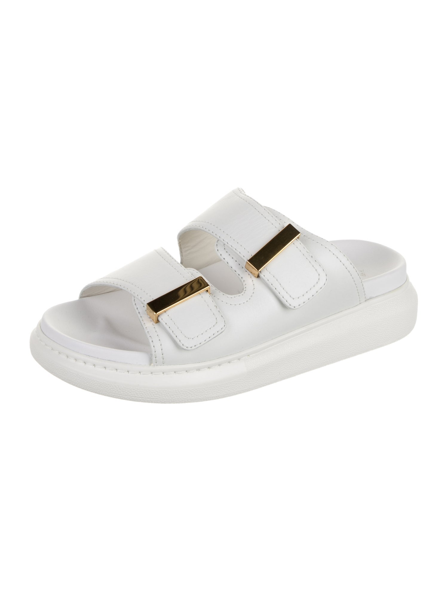 Alexander McQueen Leather Slides