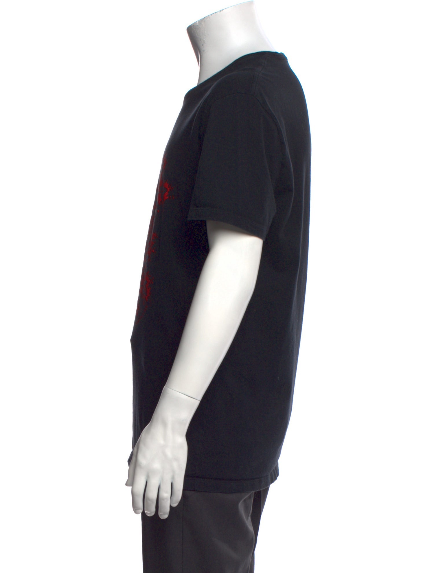 Alexander McQueen Graphic Print Crew Neck T-Shirt