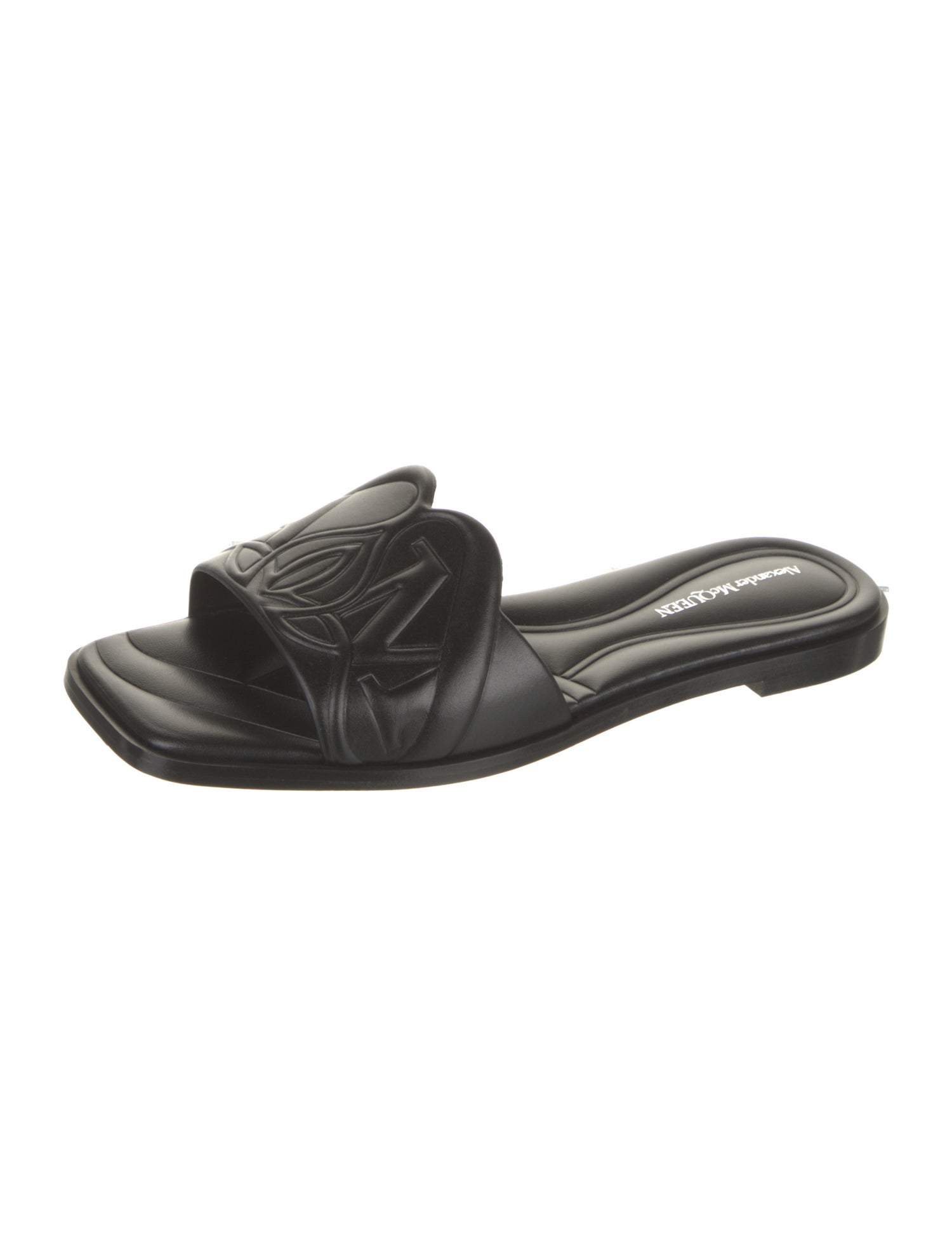 Alexander McQueen Leather Slides