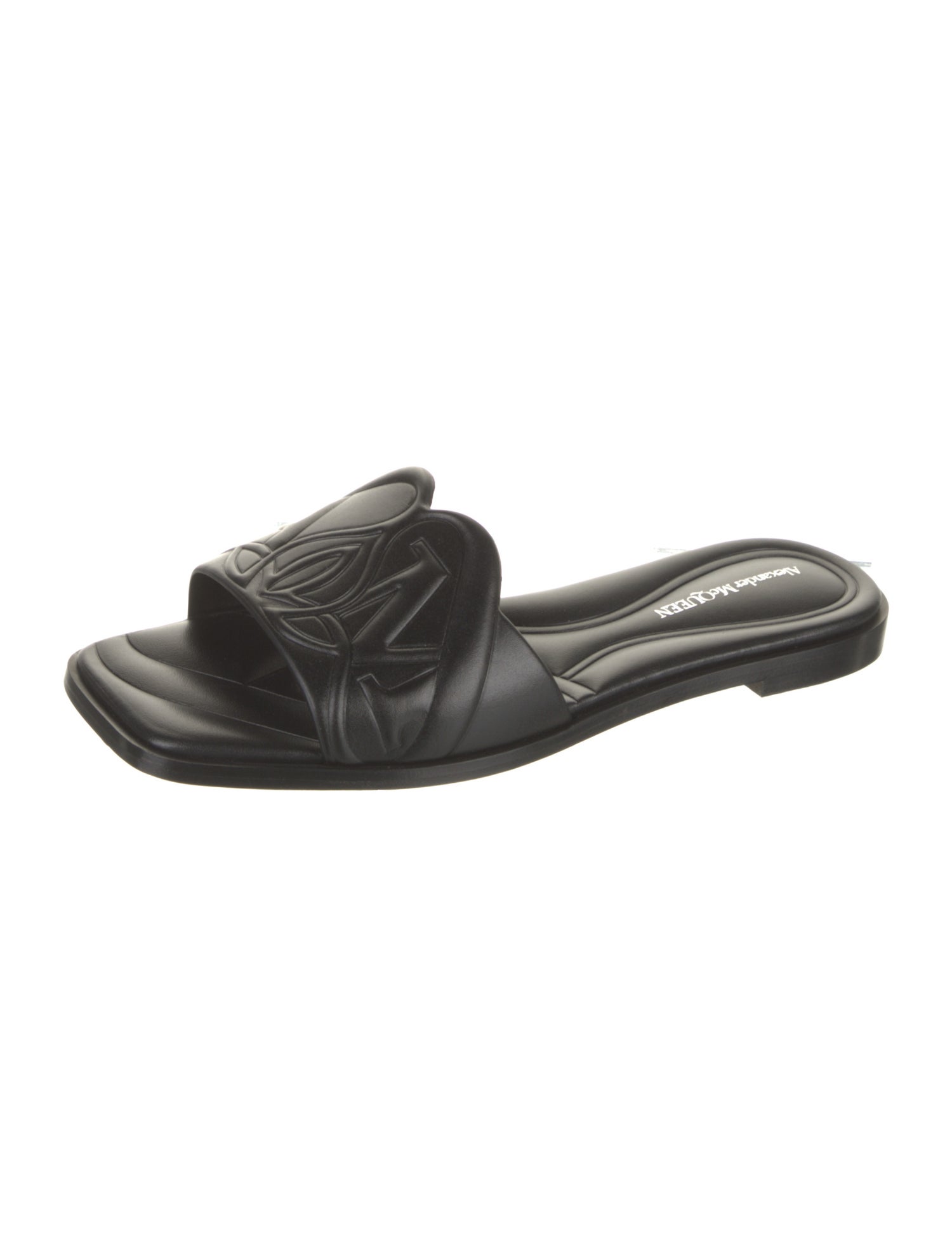 Alexander McQueen Leather Slides