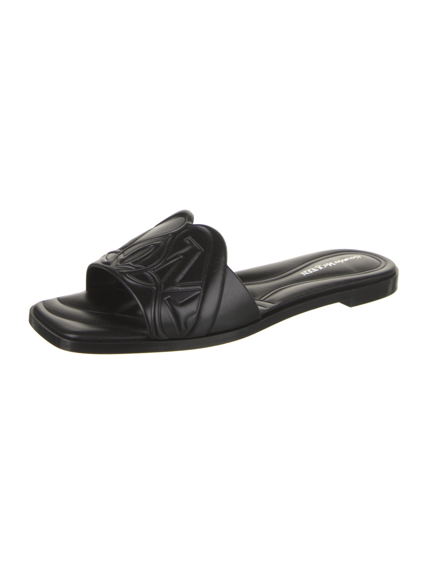 Alexander McQueen Leather Slides