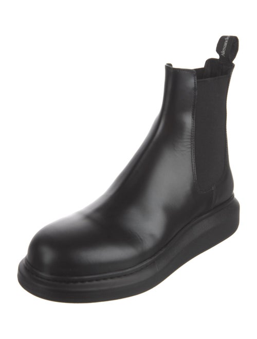 Alexander McQueen Leather Chelsea Boots