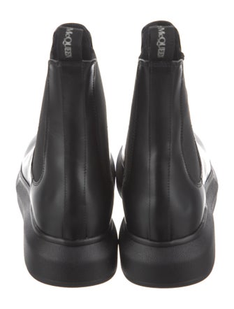 Alexander McQueen Leather Chelsea Boots
