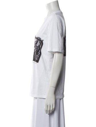 Alexander McQueen Graphic Print Crew Neck T-Shirt