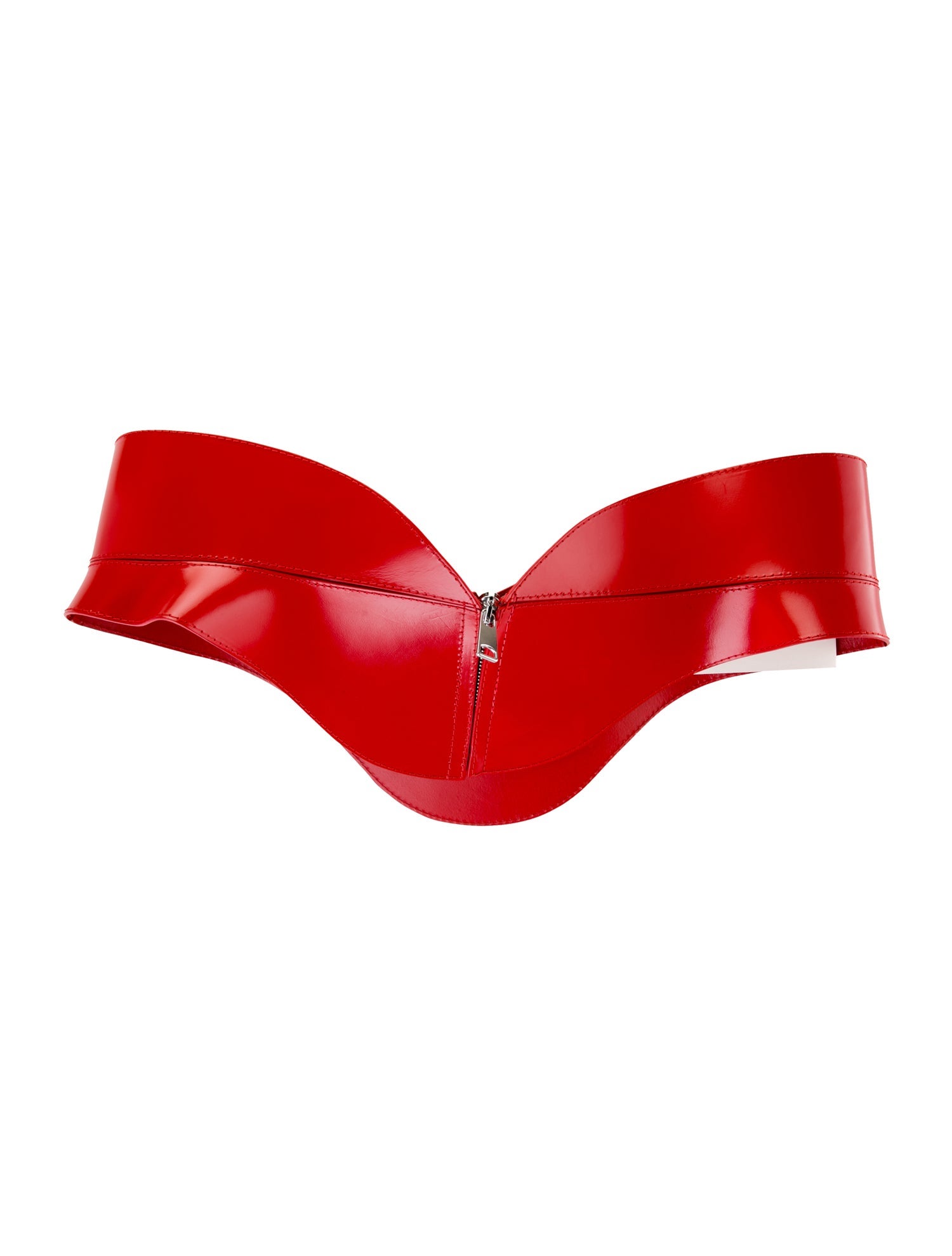 Alexander McQueen Wide Calfskin Waist Belt