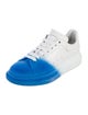 Alexander McQueen Leather Colorblock Pattern Chunky Sneakers