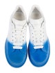 Alexander McQueen Leather Colorblock Pattern Chunky Sneakers