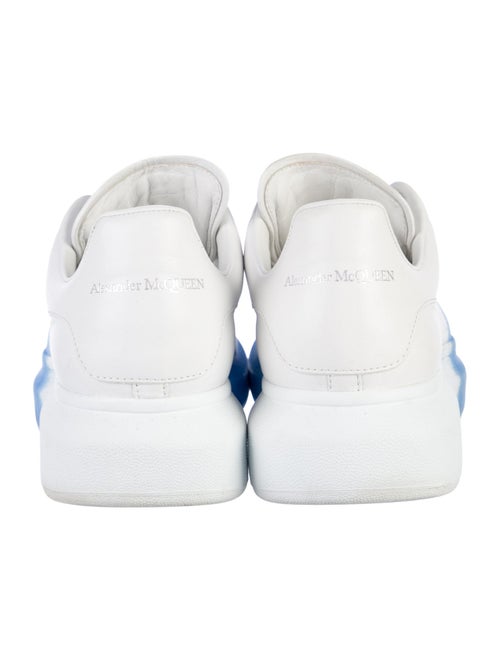 Alexander McQueen Leather Colorblock Pattern Chunky Sneakers