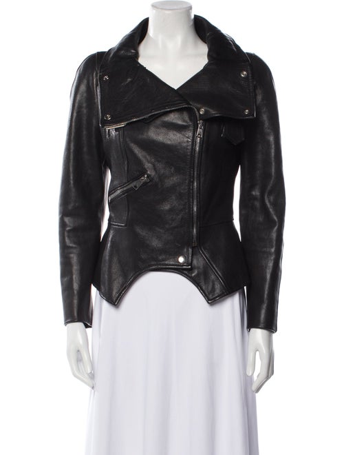 Alexander McQueen Leather Biker Jacket