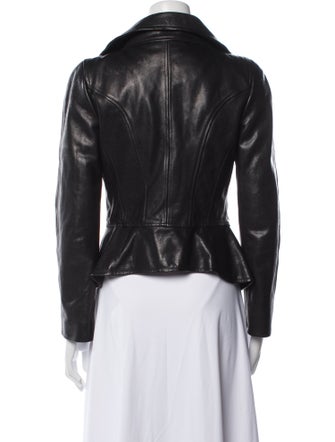 Alexander McQueen Leather Biker Jacket