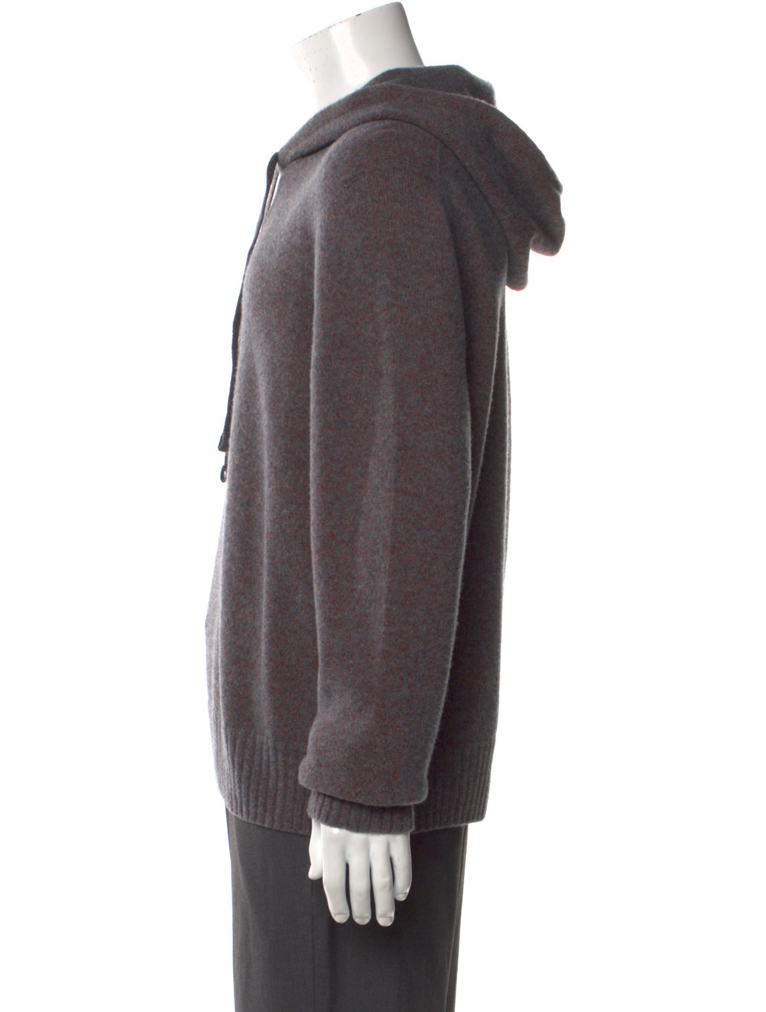 Alexander McQueen Wool Crew Neck Hoodie