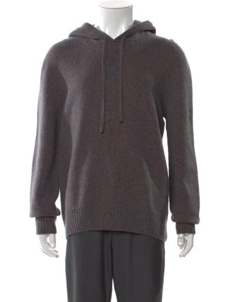 Alexander McQueen Wool Crew Neck Hoodie