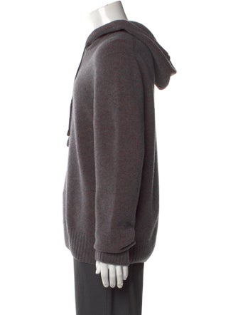 Alexander McQueen Wool Crew Neck Hoodie