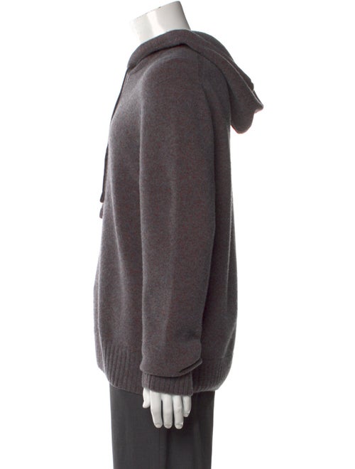 Alexander McQueen Wool Crew Neck Hoodie