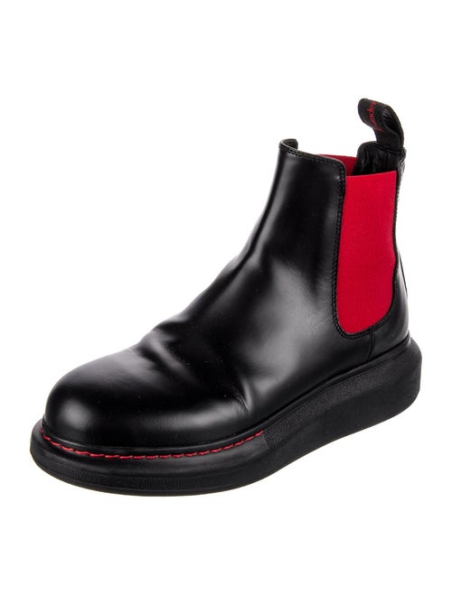 Alexander McQueen Leather Chelsea Boots