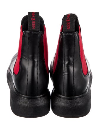 Alexander McQueen Leather Chelsea Boots