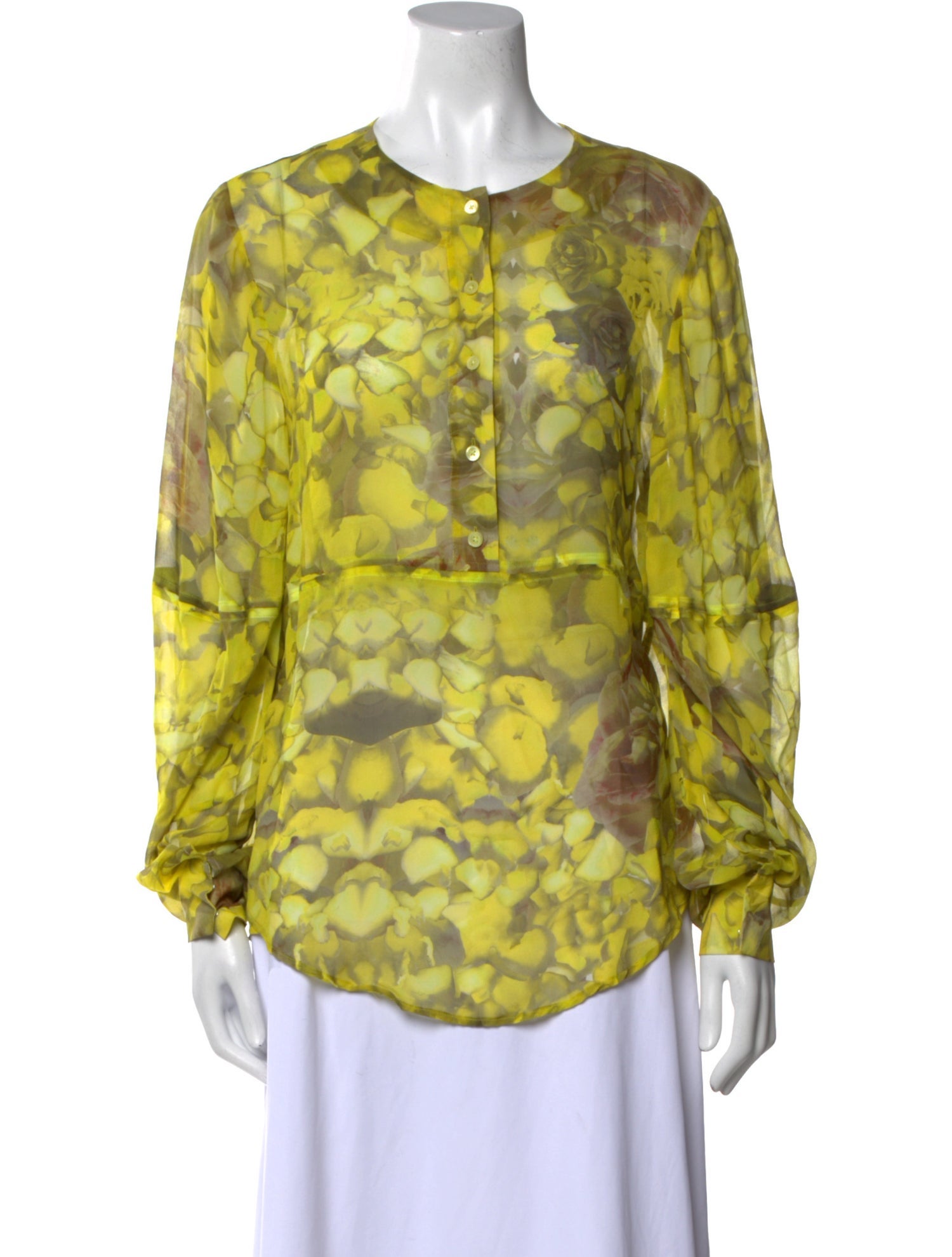 McQ Alexander McQueen 2012 Silk Blouse