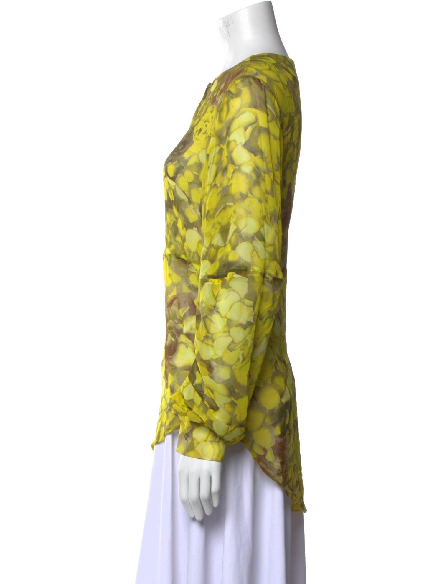 McQ Alexander McQueen 2012 Silk Blouse