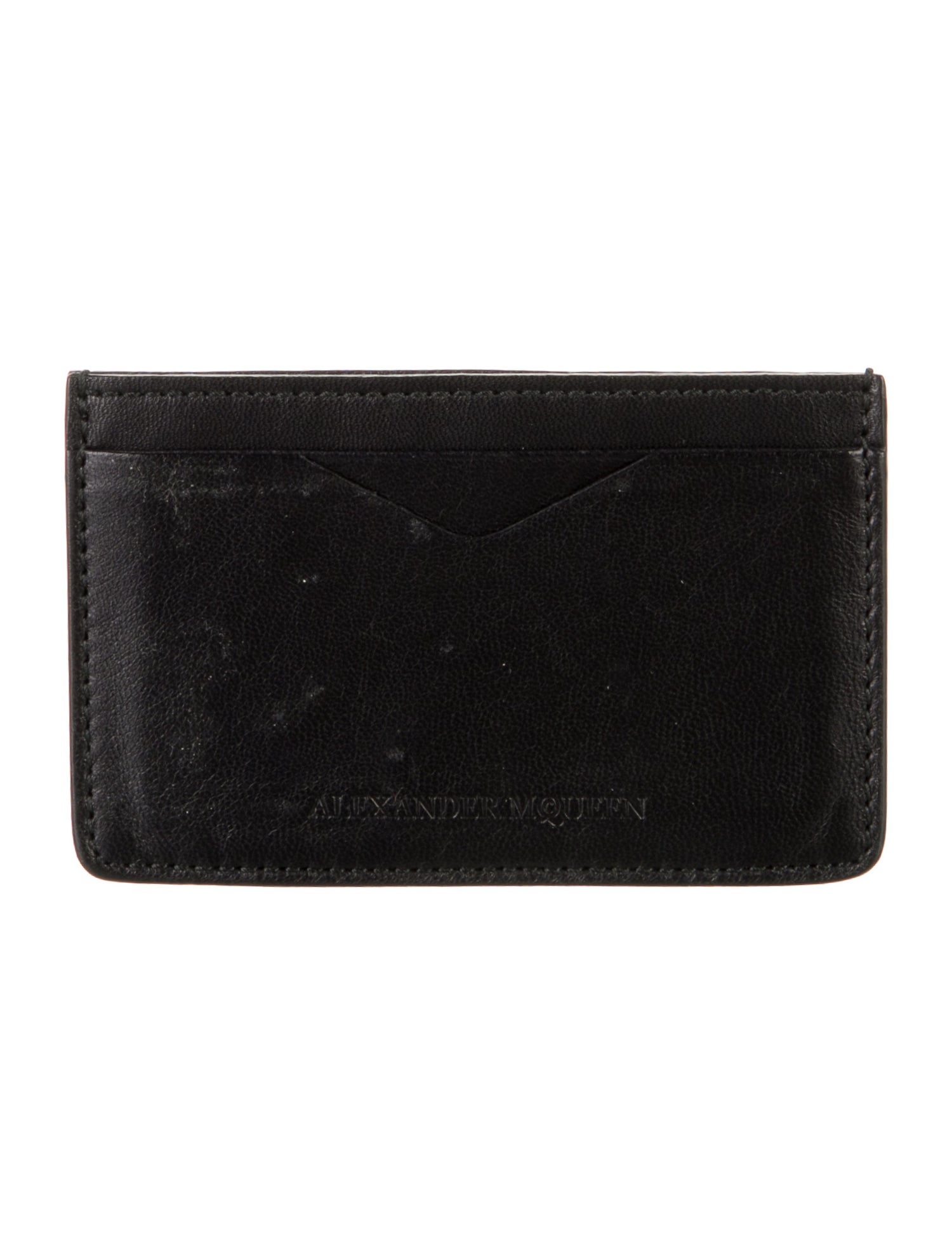 Alexander McQueen Leather Card Holder