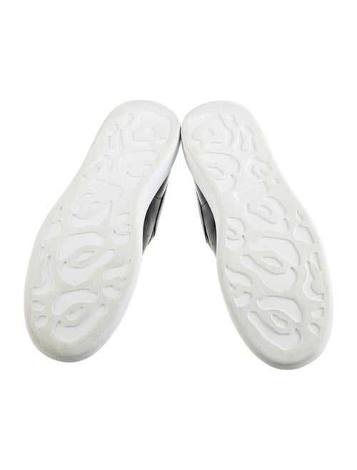 Alexander McQueen Leather Colorblock Pattern Sneakers