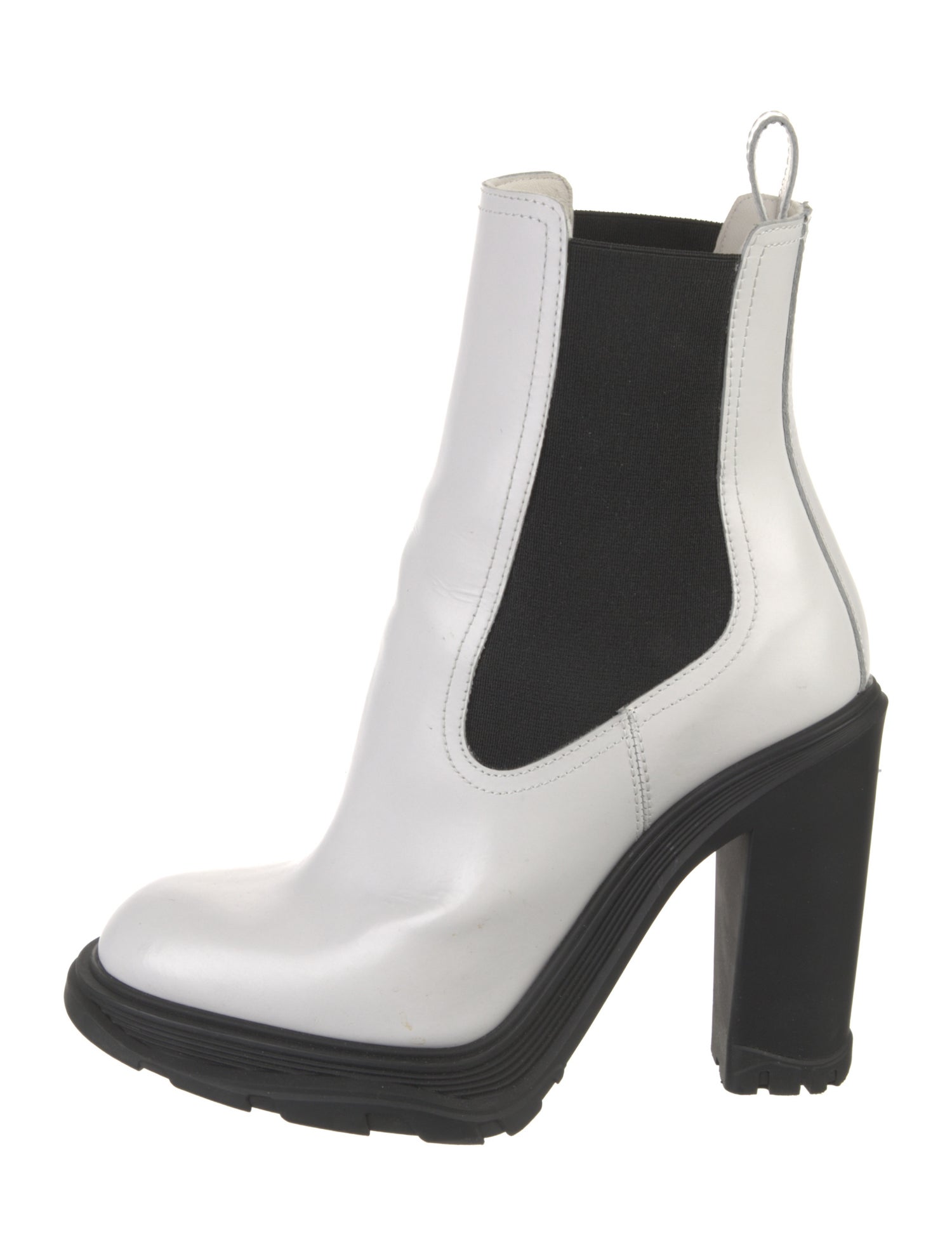 Alexander McQueen Leather Chelsea Boots