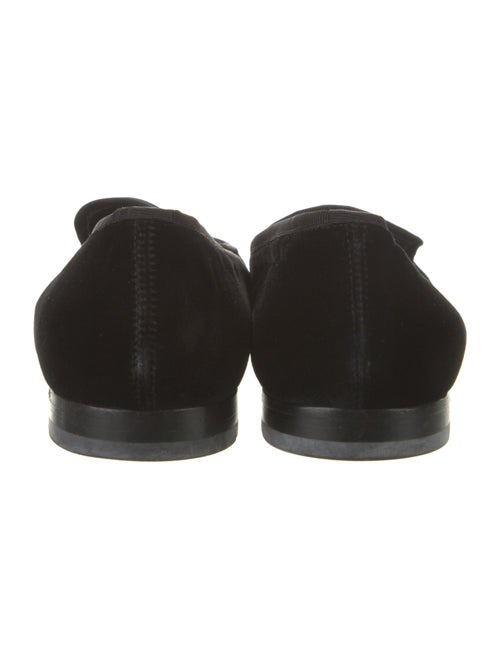 Alexander McQueen Skull Velvet Loafers
