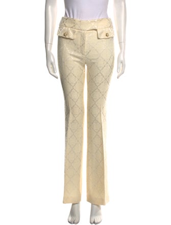 Alexander McQueen Wool Wide Leg Pants