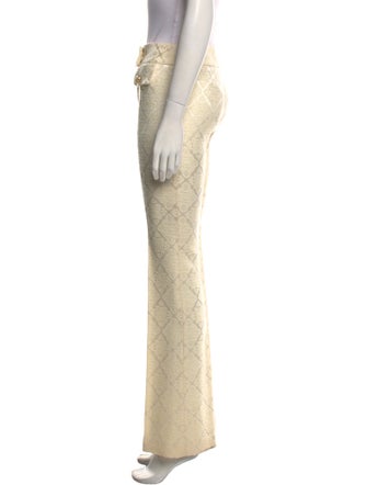 Alexander McQueen Wool Wide Leg Pants