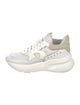 Alexander McQueen Leather Colorblock Pattern Chunky Sneakers
