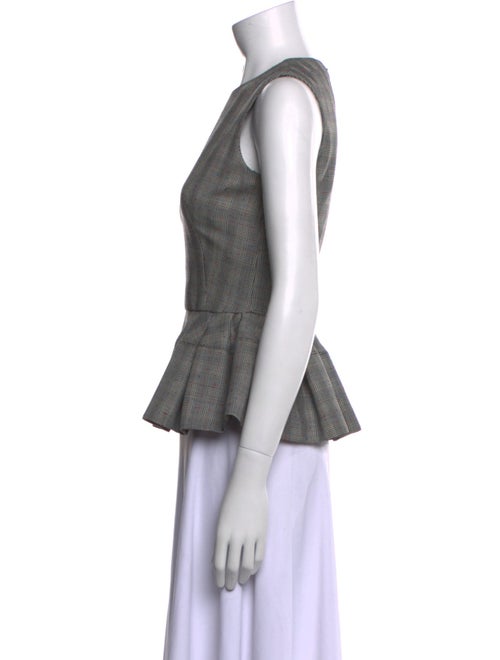 Alexander McQueen 2014 Silk Crop Top