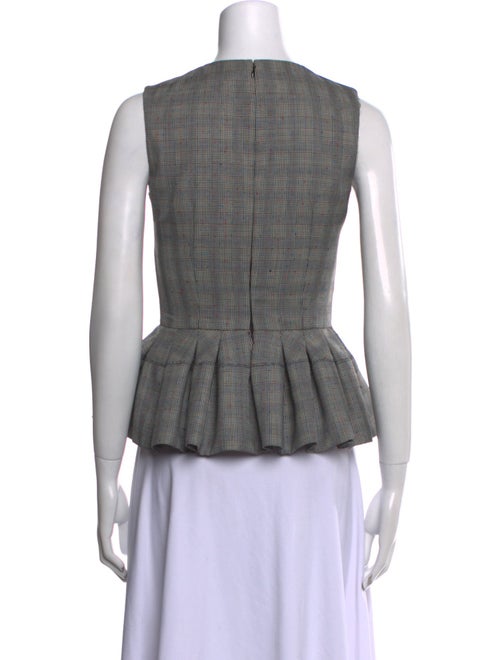 Alexander McQueen 2014 Silk Crop Top