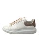 Alexander McQueen Leather Colorblock Pattern Chunky Sneakers
