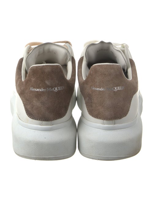 Alexander McQueen Leather Colorblock Pattern Chunky Sneakers