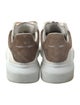 Alexander McQueen Leather Colorblock Pattern Chunky Sneakers