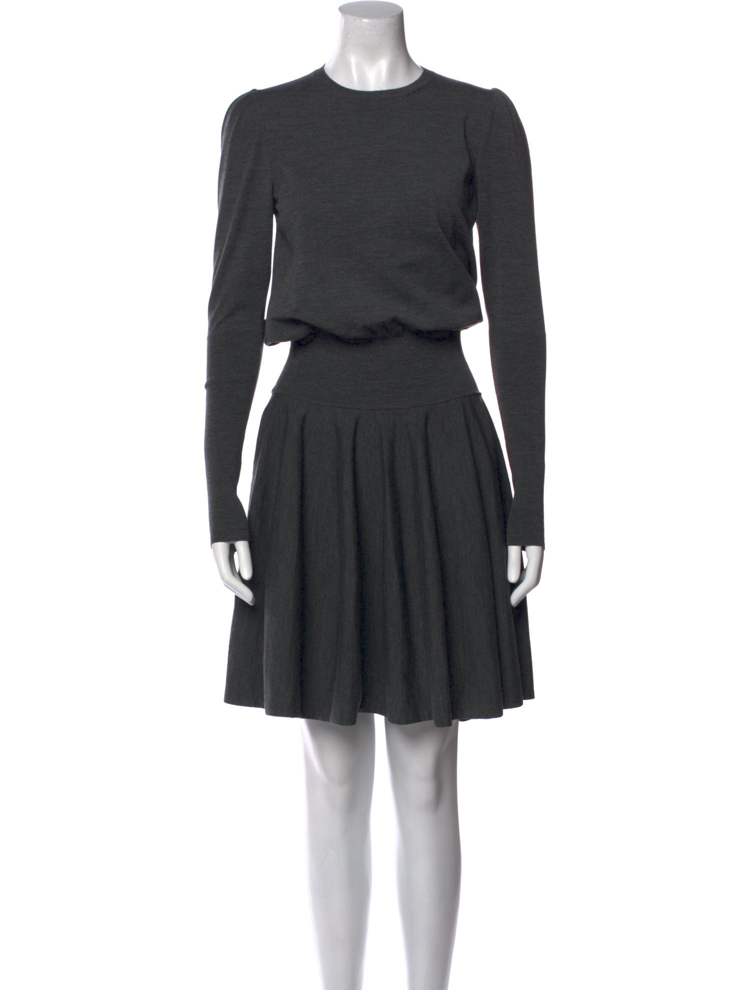 Alexander McQueen Wool Knee-Length Dress