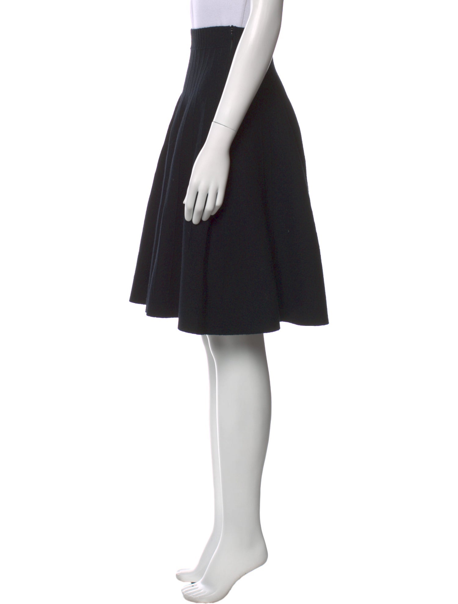 Alexander McQueen Wool Knee-Length Skirt