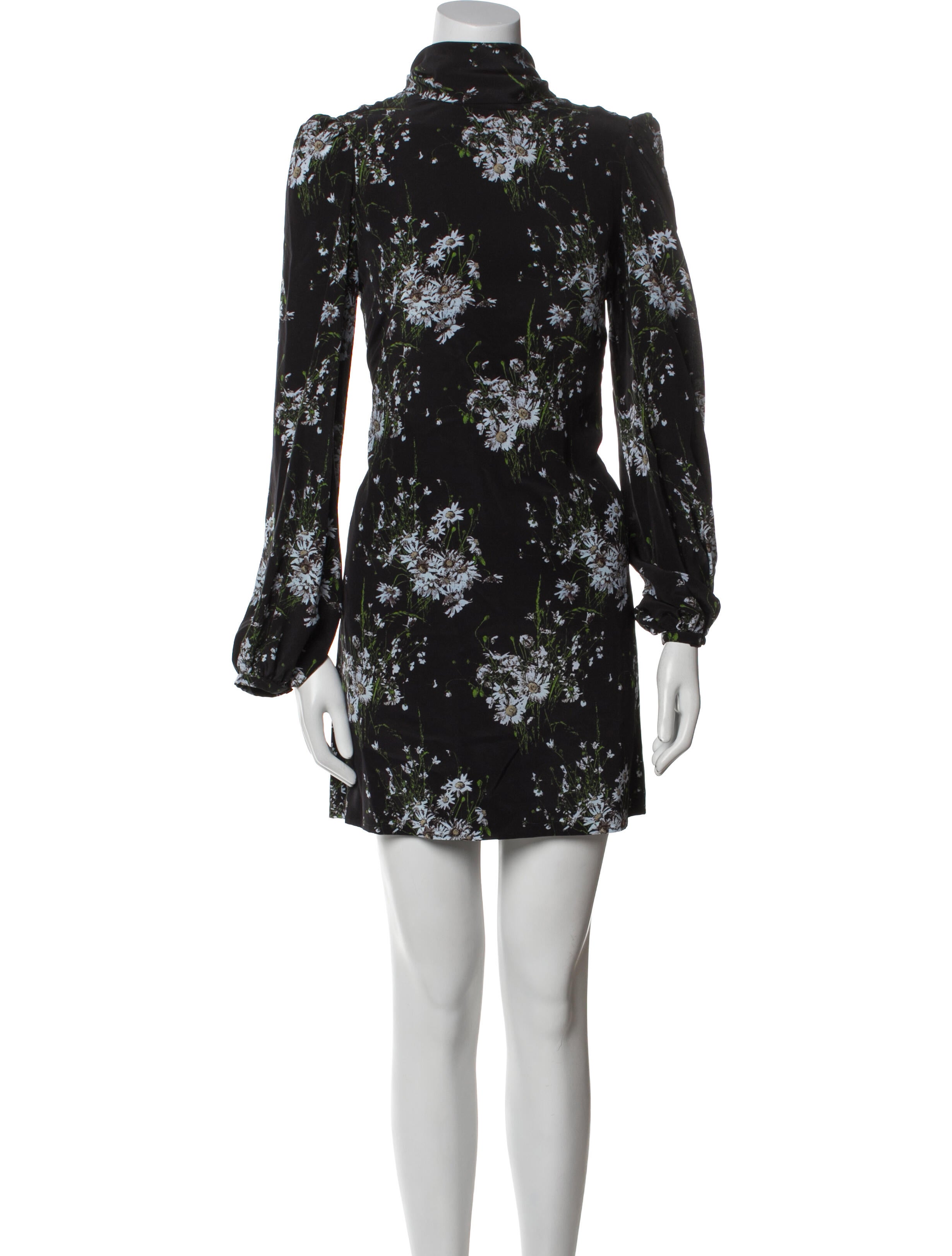 Alexander McQueen Silk Mini Dress