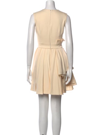 Alexander McQueen Virgin Wool Mini Dress