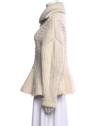 Alexander McQueen Wool Mock Neck Sweater