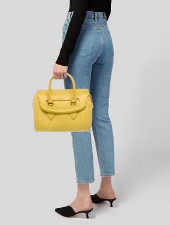 Alexander McQueen Leather Top Handle Bag
