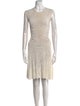 Alexander McQueen Lace Pattern Knee-Length Dress