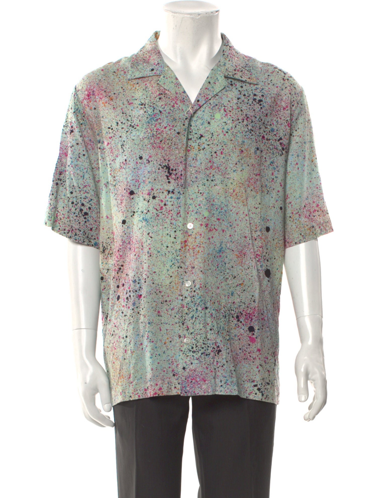 Alexander McQueen Printed Short Sleeve Shirt