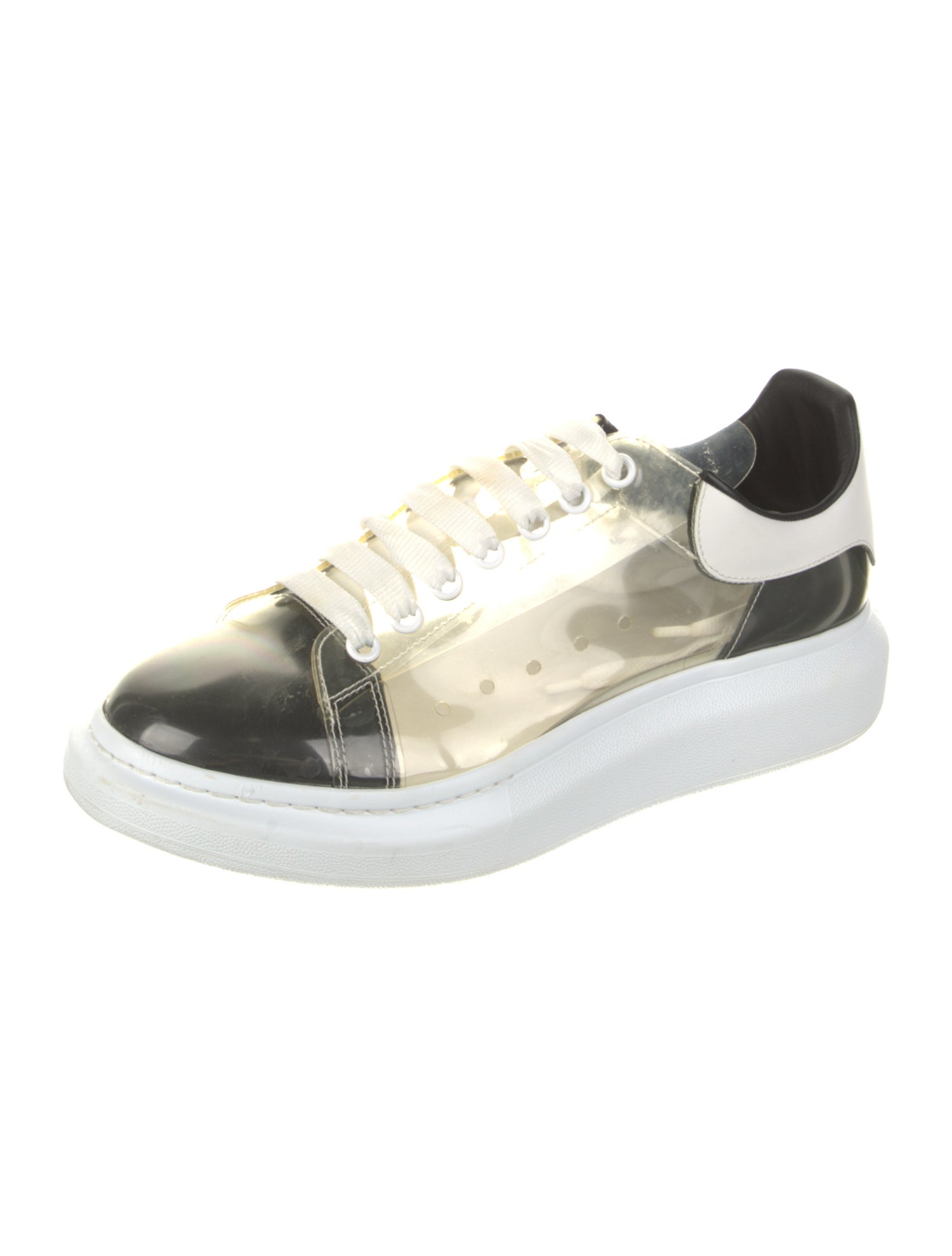 Alexander McQueen Leather Printed Sneakers