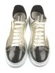 Alexander McQueen Leather Printed Sneakers