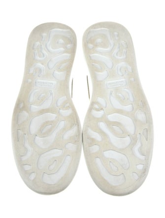 Alexander McQueen Leather Printed Sneakers