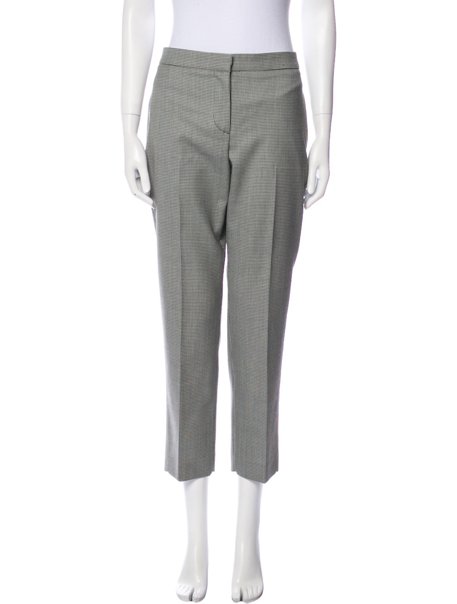 Alexander McQueen Wool Straight Leg Pants