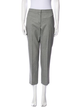 Alexander McQueen Wool Straight Leg Pants