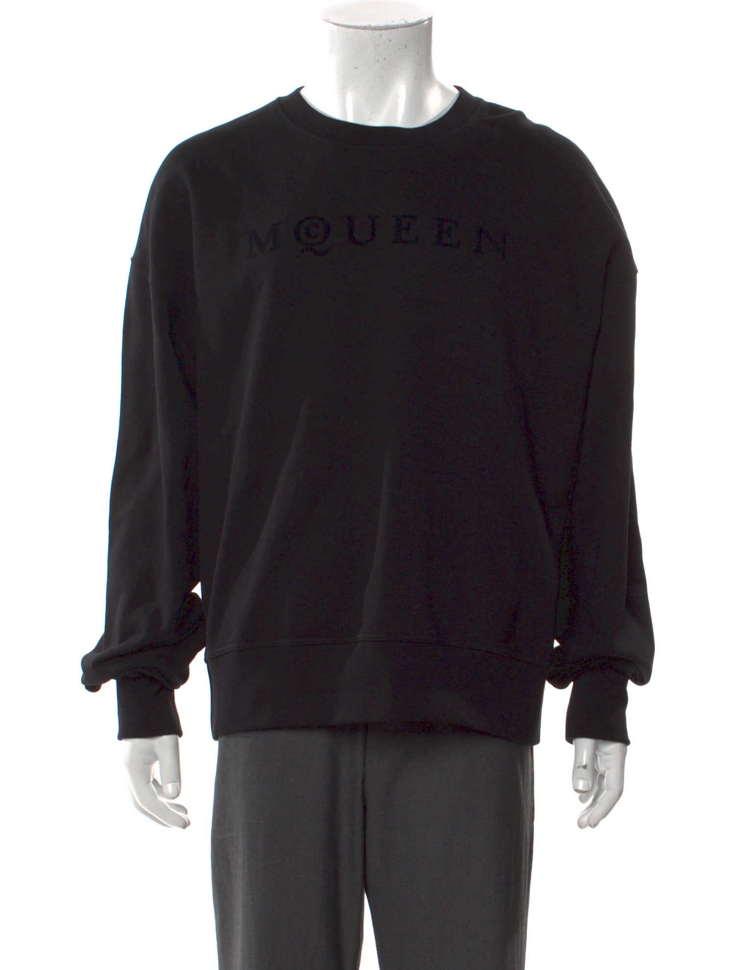Alexander McQueen Graphic Print Crew Neck Sweatshirt