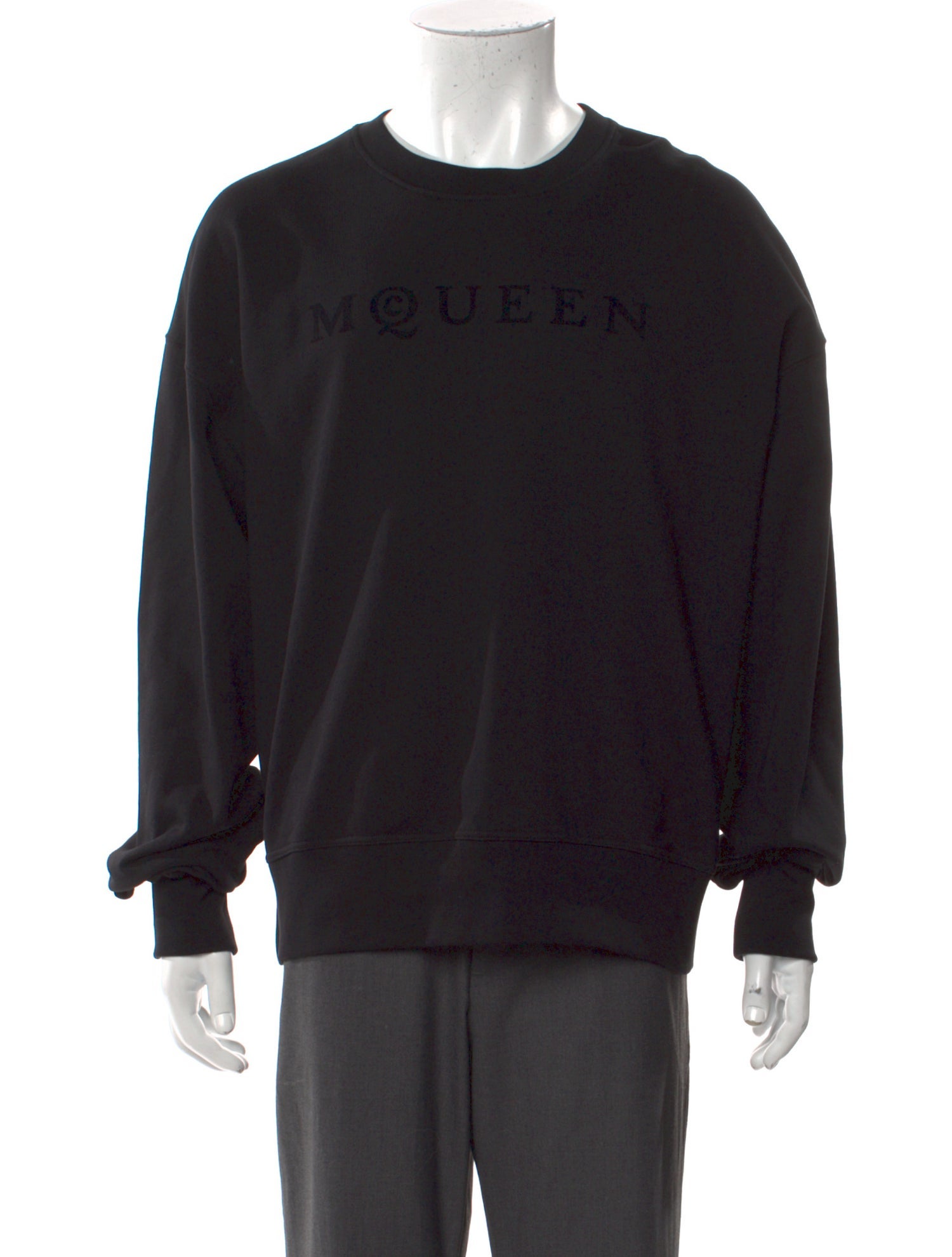 Alexander McQueen Graphic Print Crew Neck Sweatshirt
